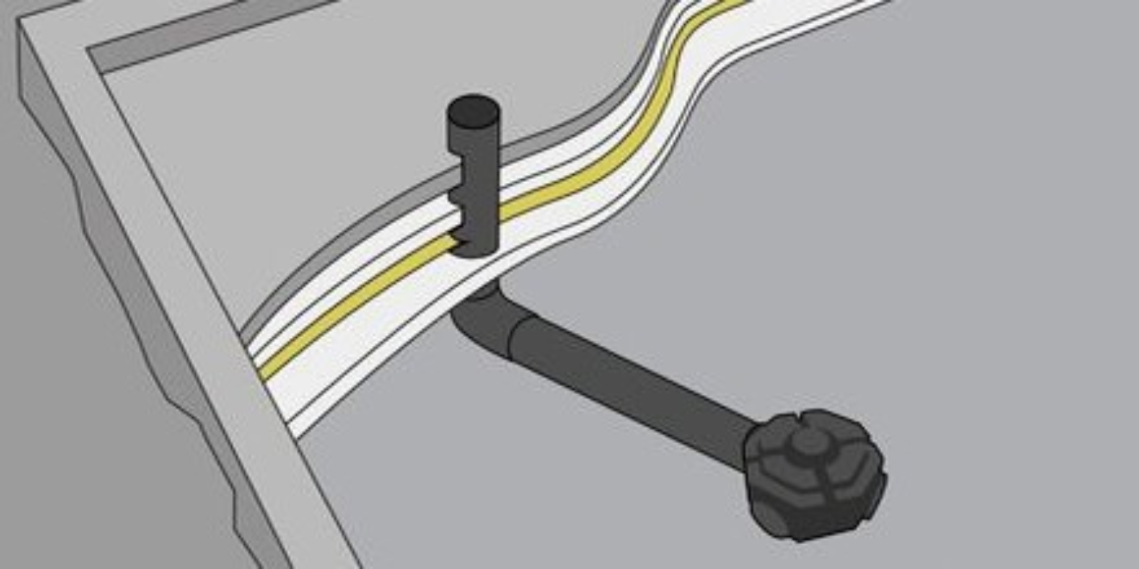 Radonbrønnsystem er et grunnventileringssystem som fungerer som en forsikring som aktiveres dersom radonsperren ikke gir tilstrekkelig begrensning av radoninntrengning. Brønnen leder radon ut av huset ved hjelp av et rørsystem og en vifteløsning.