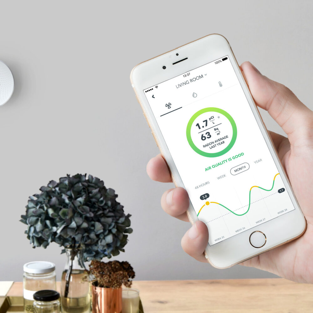 Radonmåler Airthings Wave